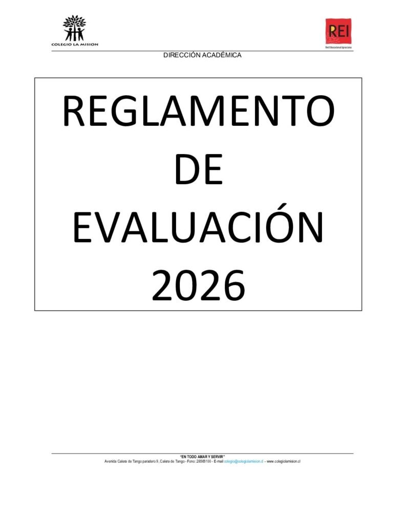 REGLAMENTO DE EVALUACIÓN 2026 (1)