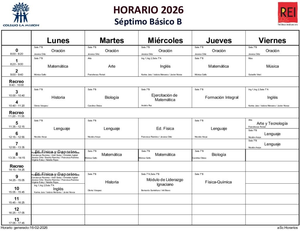 7° BÁSICO B
